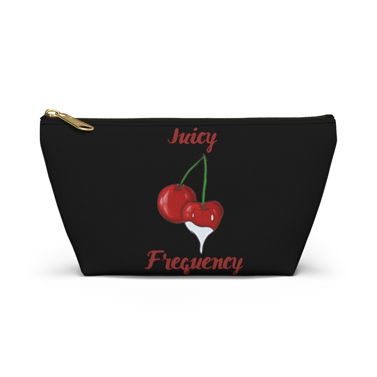 Juicy Frequency Cherries Accessory Pouch w T-bottom