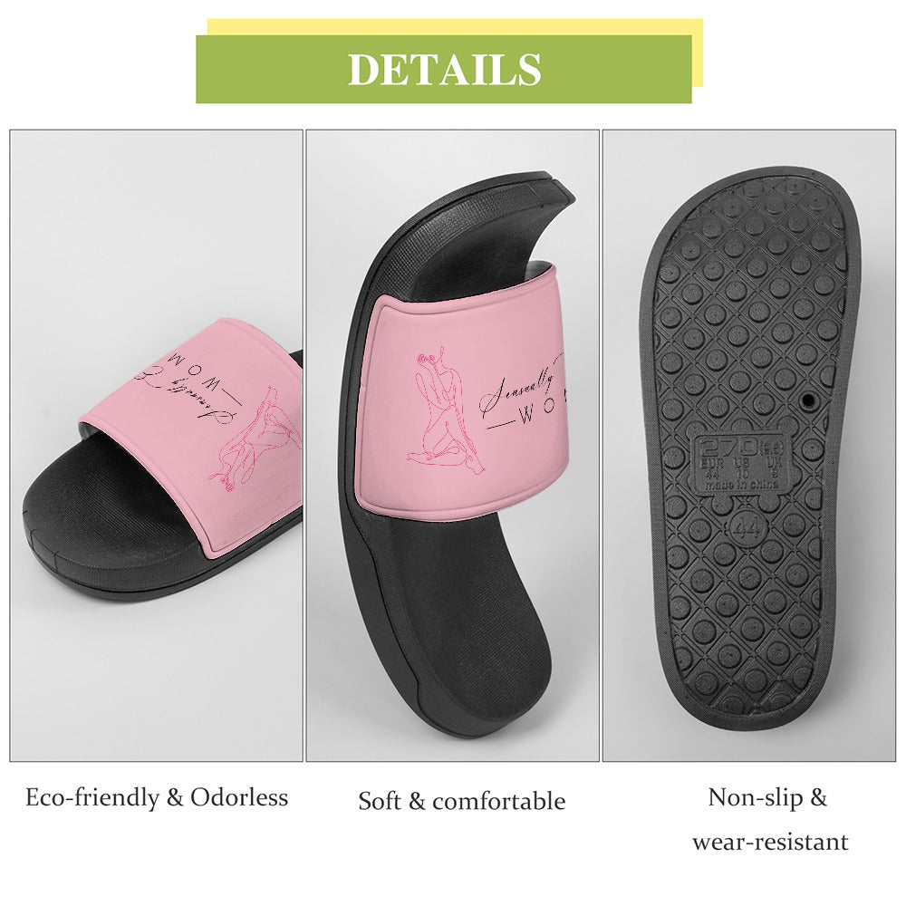 Sensually Empowered Woman home slippers (men's and women's)