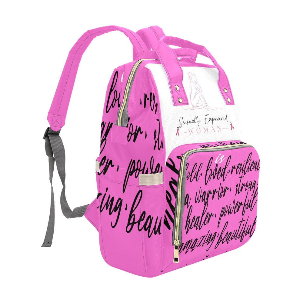 Sensually Empowered Woman Multi-Function Backpack