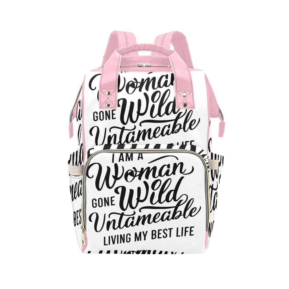 I Am a Woman Gone Wild Multi-Function Backpack