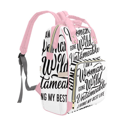 I Am a Woman Gone Wild Multi-Function Backpack