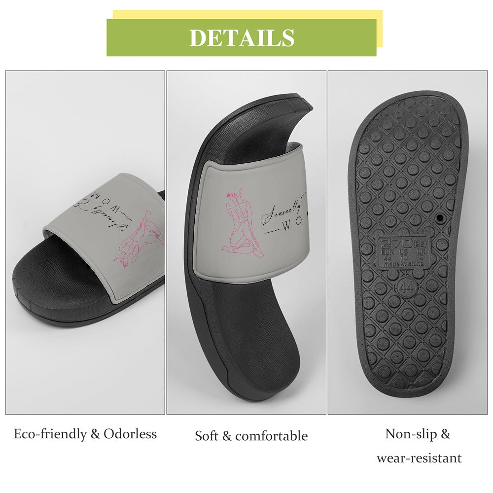 Sensually Empowered Woman home slippers (men's and women's)