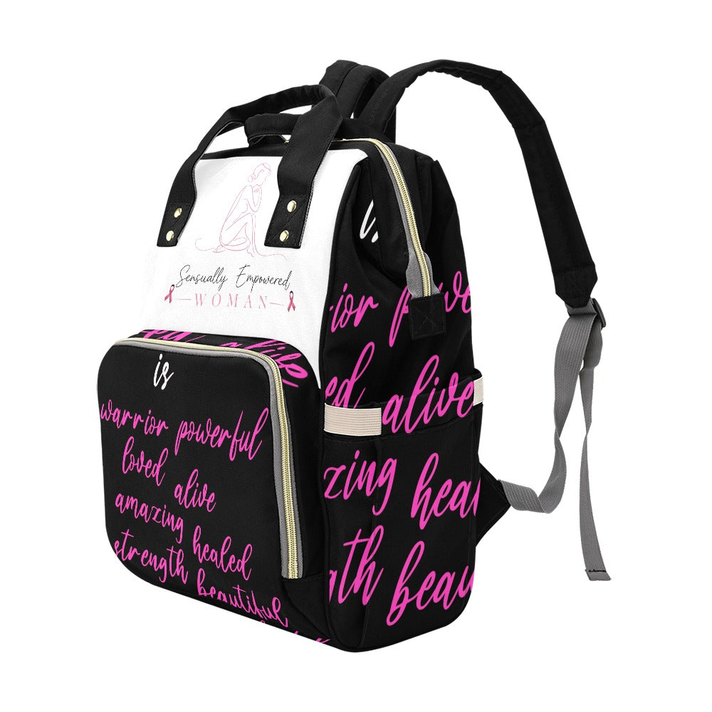Sensually Empowered Woman Multi-Function Backpack