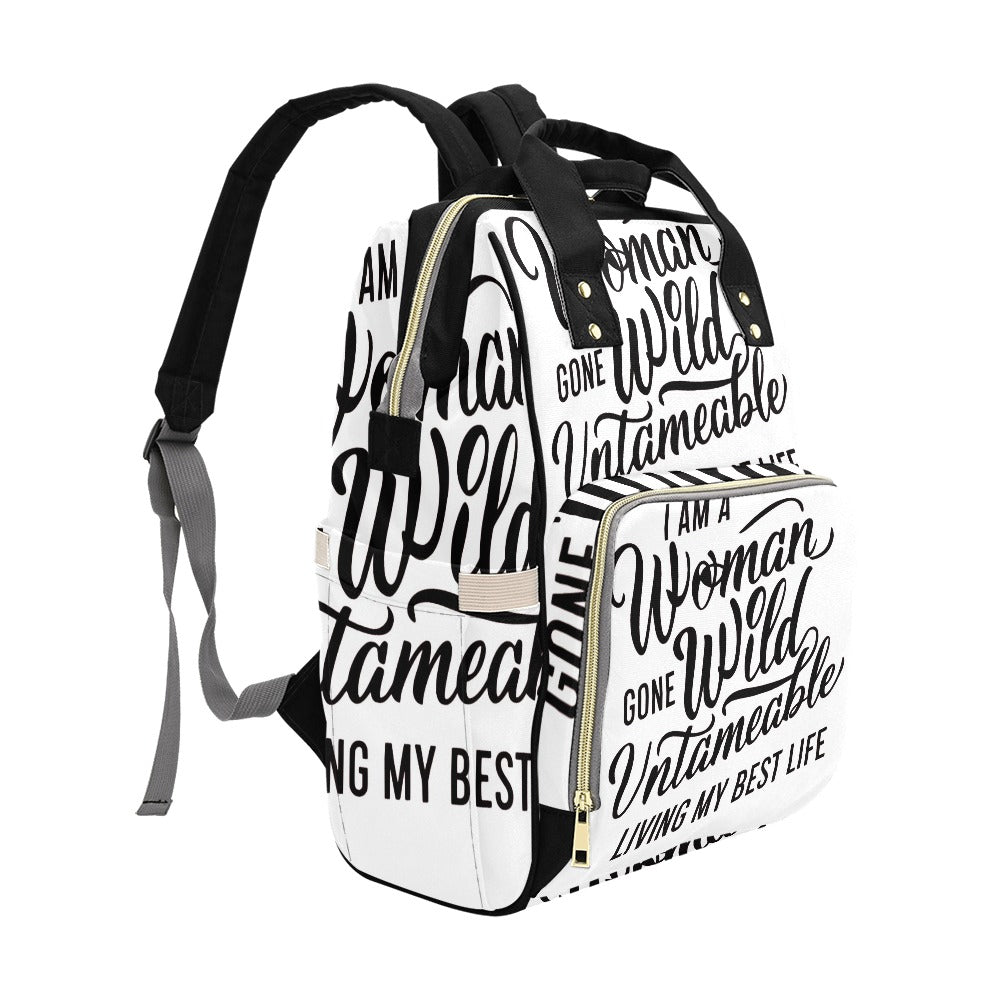 I Am a Woman Gone Wild Multi-Function Backpack