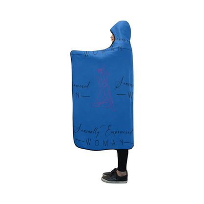 Sensually Empowered Woman Blanket Hooded Blanket 50"x40"