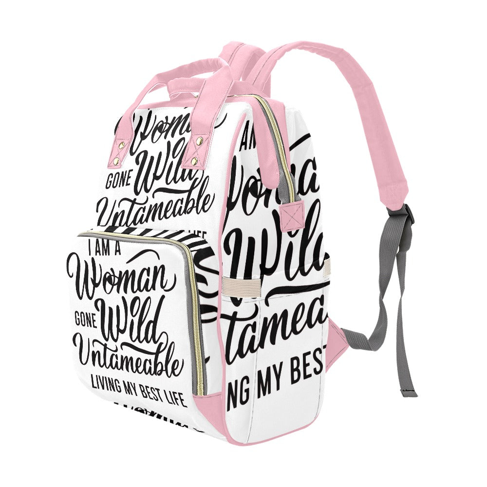 I Am a Woman Gone Wild Multi-Function Backpack