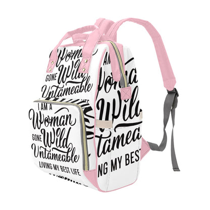 I Am a Woman Gone Wild Multi-Function Backpack