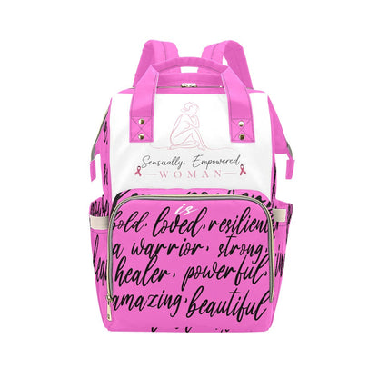 Sensually Empowered Woman Multi-Function Backpack